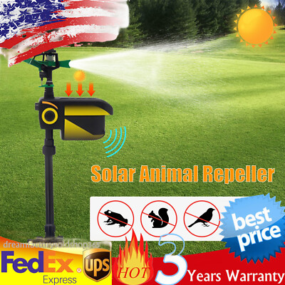 #ad #ad Hydro Critter Blaster Animal Sprinkler Repeller Scarecrow Motion Activated Solar $58.00