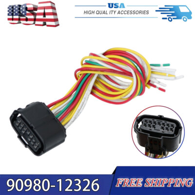 Transmission Solenoid Connector Plug Harness 90980-12326 For Toyota Lexus Scion