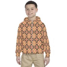 New Kids Hoodie Batik Pattern Design 7434104188198