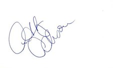 Anthony Anderson Signed Auto 3x5 Index Card Departed Black-ish