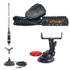 21021901 SET Albrecht AE 6110 VOX, Saughalterung & Antenne Racer 60MAG X