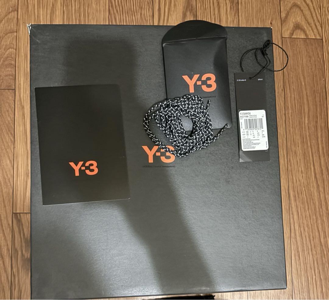 【箱有】Y-3 スニーカー　SAIKOU BOOST アディダス 27.5 Boxed] Y-3 Sneakers SAIKOU BOOST Adidas 27.5 | eBay