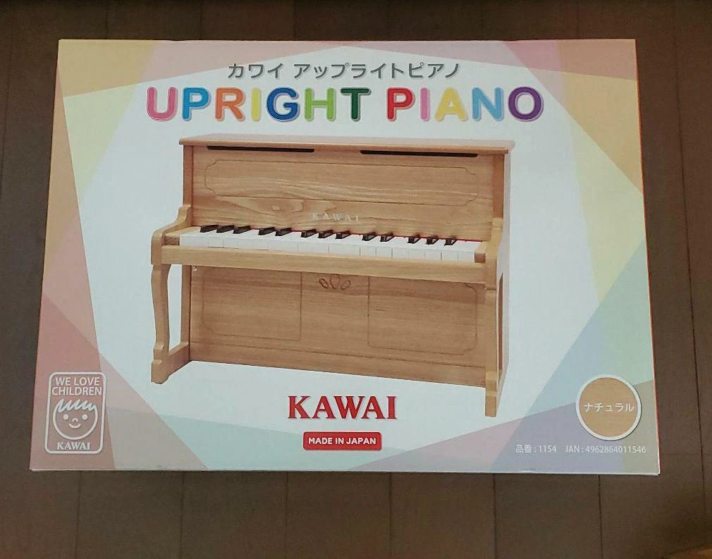 KAWAI Mini Piano Upright Piano Natural 1154 32 keys Toy 42.5x20