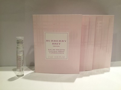 burberry brit sheer sample