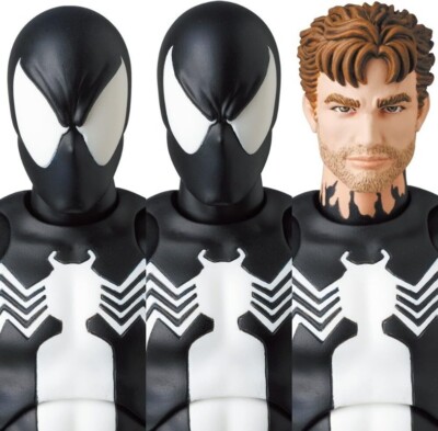 In Stock！ MAFEX No.147 Spider-Man Black Costume COMIC Ver. Action