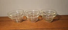 ANTIQUE/VINTAGE PYREX SET OF 6 CUSTARD CUPS $$ LOGO RARE