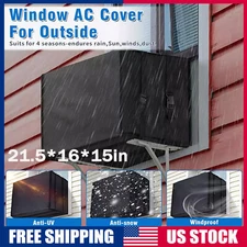 Air Conditioner Dust Snow Cover Protector for A/C Outdoor Waterproof Heavy Duty
