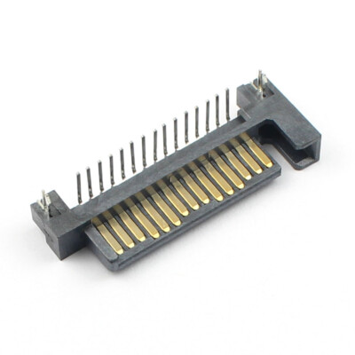 5Pcs Sata 15P 15 Pin Right Angle Male Adapter Socket Connector For Hard Drive
