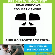 For Audi Q5 Sportback 2020+ Pre Cut Window Tint Kit 20% Dark Rear Tinting Film