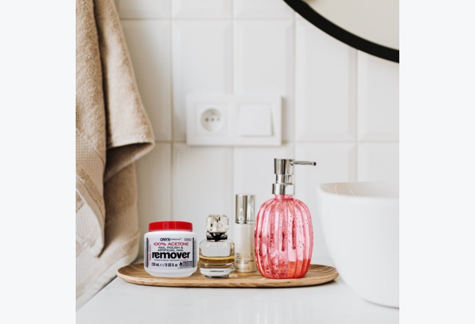 ONYX 100% Acetone Nail Polish Remover, 8 oz