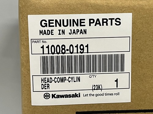 Culata Kawasaki KX250F 2009-2010 genuina nueva 11008-0191 - Imagen 4 de 4
