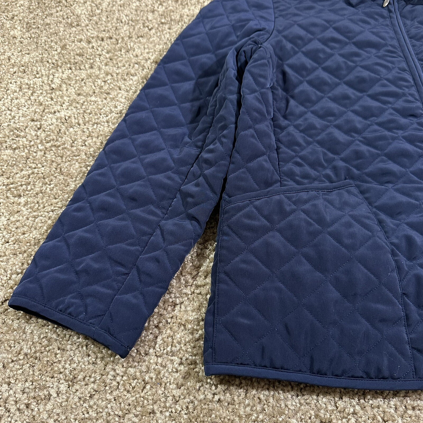 Pendleton Quilted Jacket Womens Size Medium Blue … - image 5