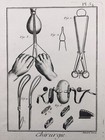 Medicine Surgery 1779 Rare Surgical Instrument Engraving Encyclopedia Diderot