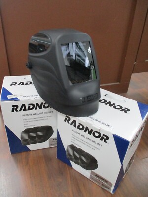 Radnor 64005108 54P Fixed Front Welding Helmet with 5 1/4'' x 4 1/2'' Shade 10