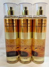 3 GOLDEN SUNFLOWER FINE FRAGRANCE MIST Bath  Body Works 8 oz