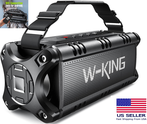 W-King Boombox Portable Wireless 