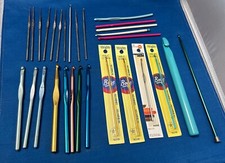 Crochet Hooks Lot Of 29, Boye, Wrights,Susan Bates, Various Sizes