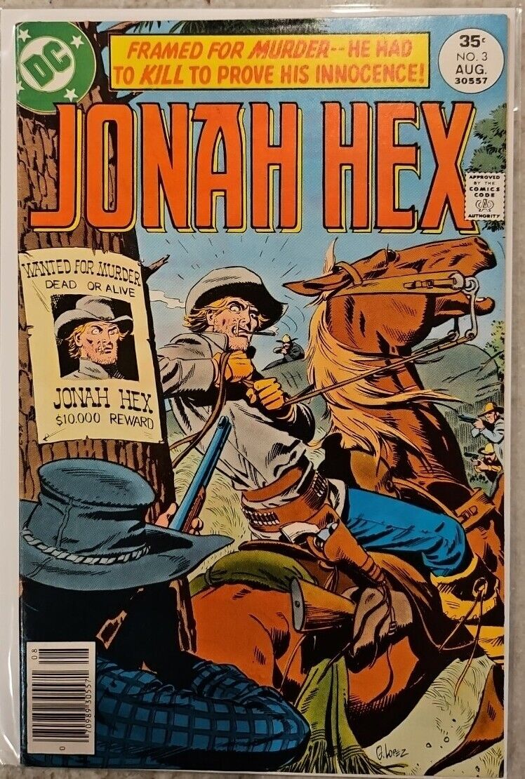 1977 DC Comics JONAH HEX #3 VF+/NM- 