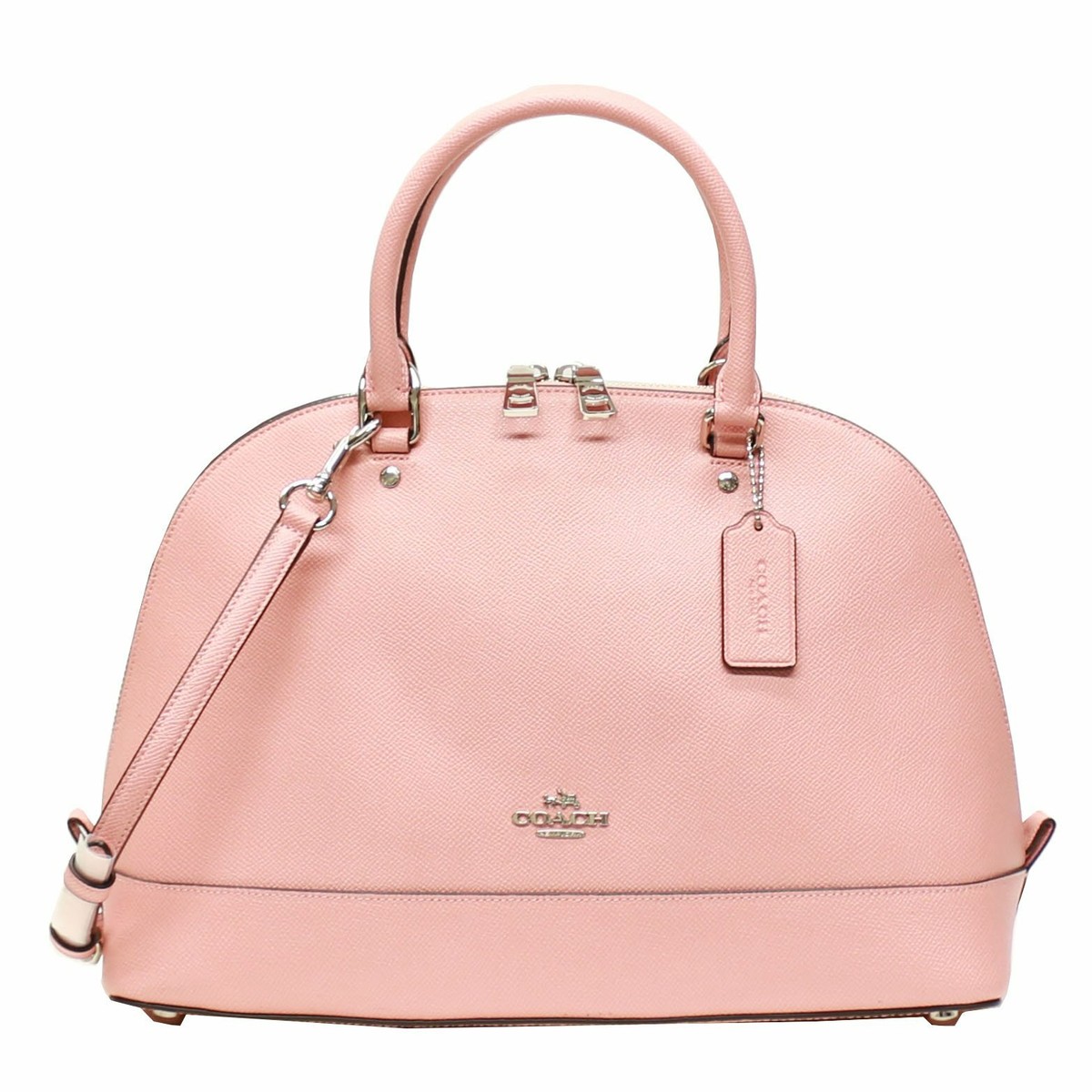 NEW Coach F57524 Crossgrain Leather Sierra Satchel- Blush