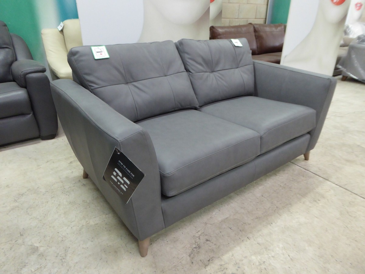 Grey Leather Sofa Furniture Village Baci Living Room