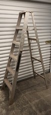 6 Foot Aluminum Step Ladder Vtg PICK UP ONLY ...