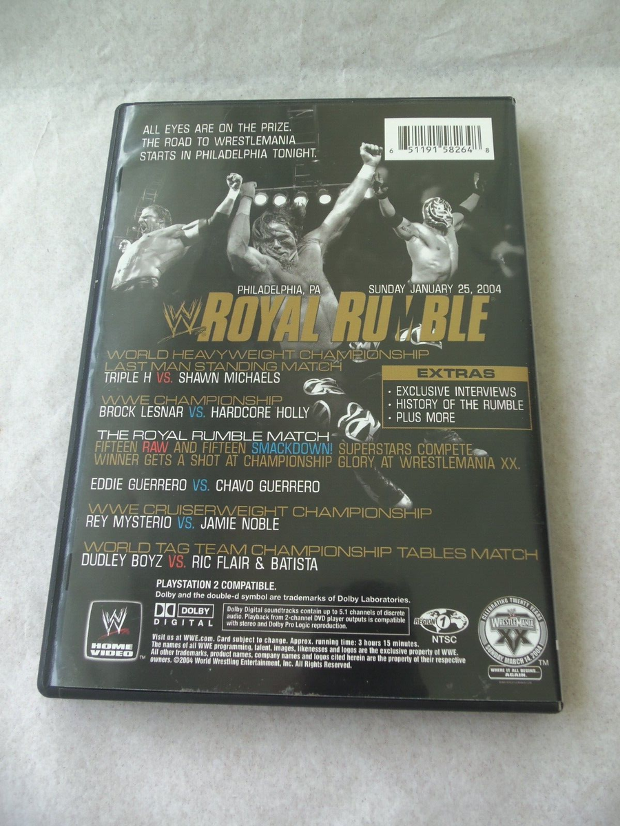 WWE Royal Rumble 2004 DVD! 2004! PHILADELPHIA! 5 MATCHES! | eBay