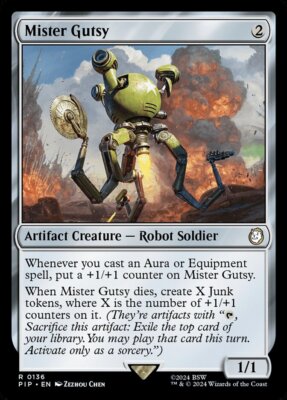 MTG Fallout R Mister Gutsy #0136