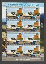 S37151 Nagorny Karabakh Arménie Europa Cept MNH 2013 Ms 8v Véhicules Postal
