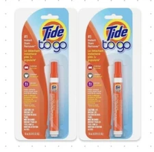 Tide Stain Remover for Clothes,Tide To Go Pen,Instant Spot Remover 2 Counts
