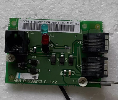 1pc used  ABB 64536672 C 1/2 board
