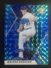 2021 Panini Mosaic #56 Walker Buehler Reactive Blue