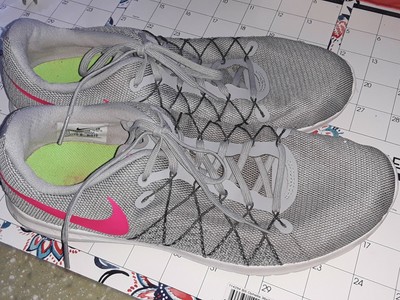 Nike Flex Fury 2 Womens Running Shoes Size 11 Gray Pink 002 Ebay