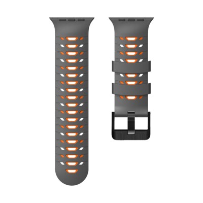 For Apple Watch Ultra 3 2 Sport Band Silicone Strap 45/46/49mm S11 10 9 8 7 6 SE