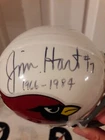 JIM HART SIGNED ST. LOUIS CARDINALS MINI HELMET W 1966-1984 INSCRIPTION PSA DNA
