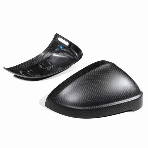 Dry Carbon Fiber Car Side Mirror Covers Replace For Audi A4 S4 RS4 B9 2016-2019