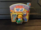 Vintage Fisher Price Little People Book With Detachable Figure Jake On The Job