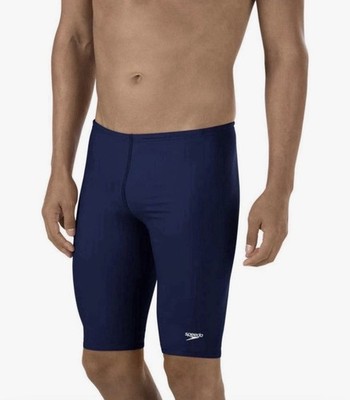 NEW MENS SPEEDO JAMMER PRO LT NAVY SWIM SUIT COMPETITION SUIT 34 SPANDEX PROLT M