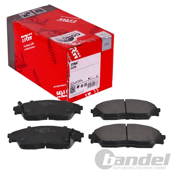 TRW BremsbelÄGe Vorderachse Passend FüR Honda Civic Concerto CRX Prelude-image