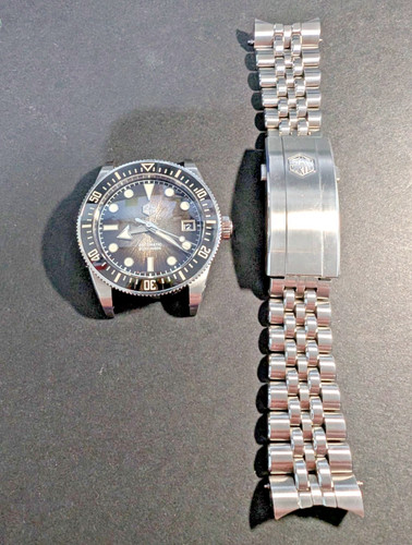 SAN MARTIN SN0148, Miyota 9015 Automatic, Sunburst Gray, 37.5mm 200M Dive Watch