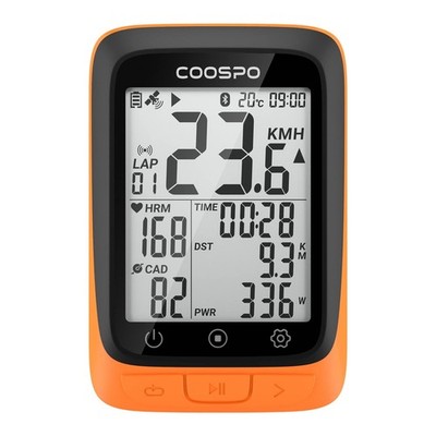 COOSPO Bike Computer Wireless GPS, Cycling Computer GPS Bike Tracker with Blu...