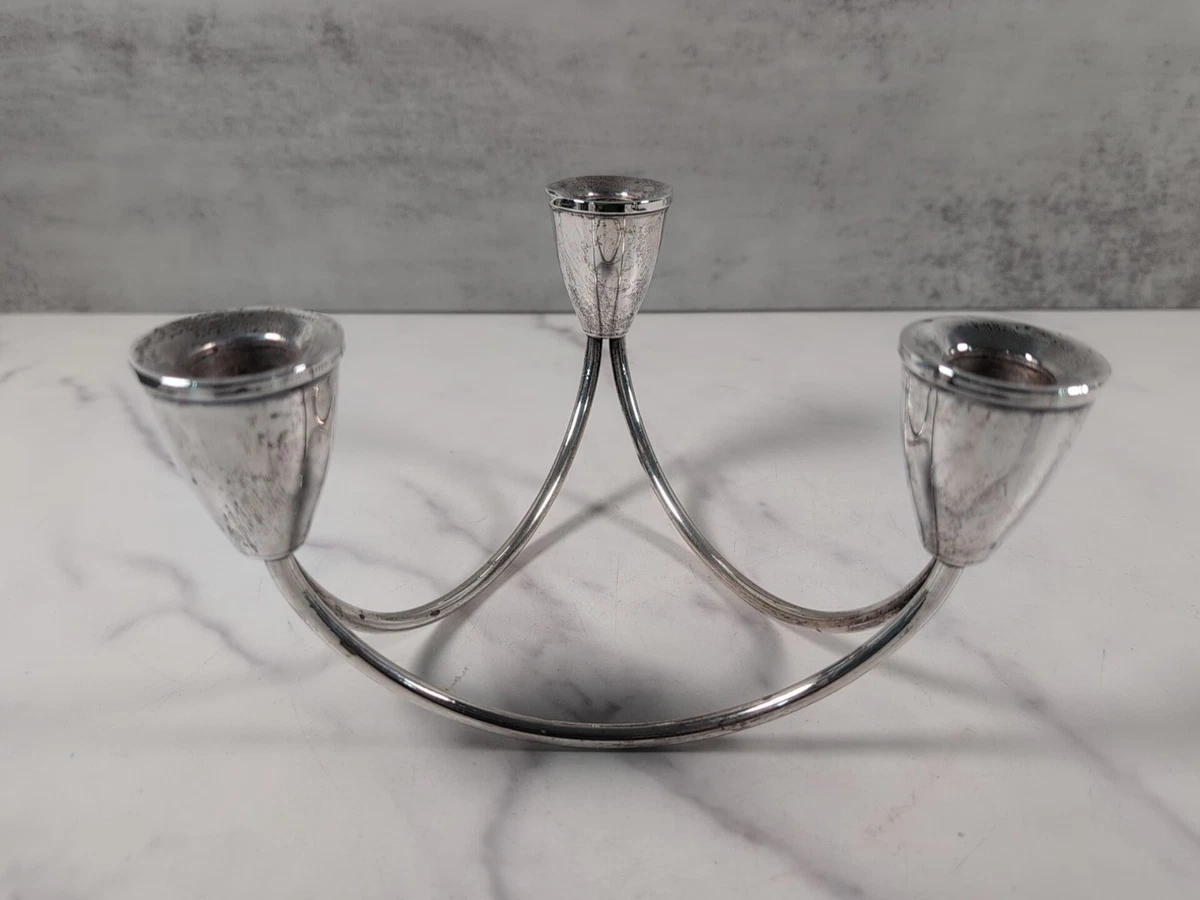 Duchin Creation In Antique Us Sterling Silver Candlesticks