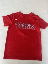Nike Philadelphia Phillies Shirt Kids Small Tee MLB