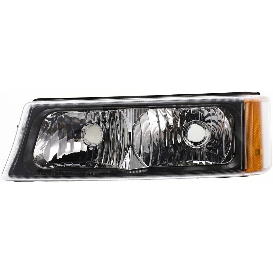 Turn Signal Light For 2003-2006 Chevrolet Silverado 1500 Plastic Lens LH & RH - Image 3 of 4