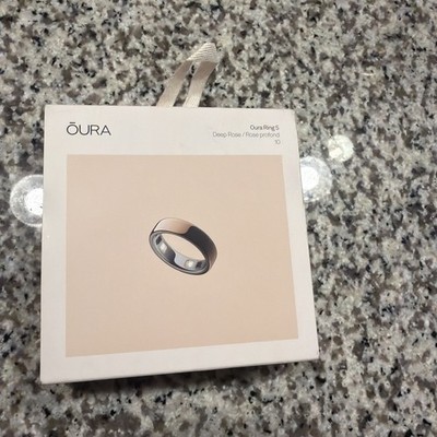 Oura Ring Gen 5 Size 10 Deep Rose Smart Ring Brand New - Open Box  Free Shipping