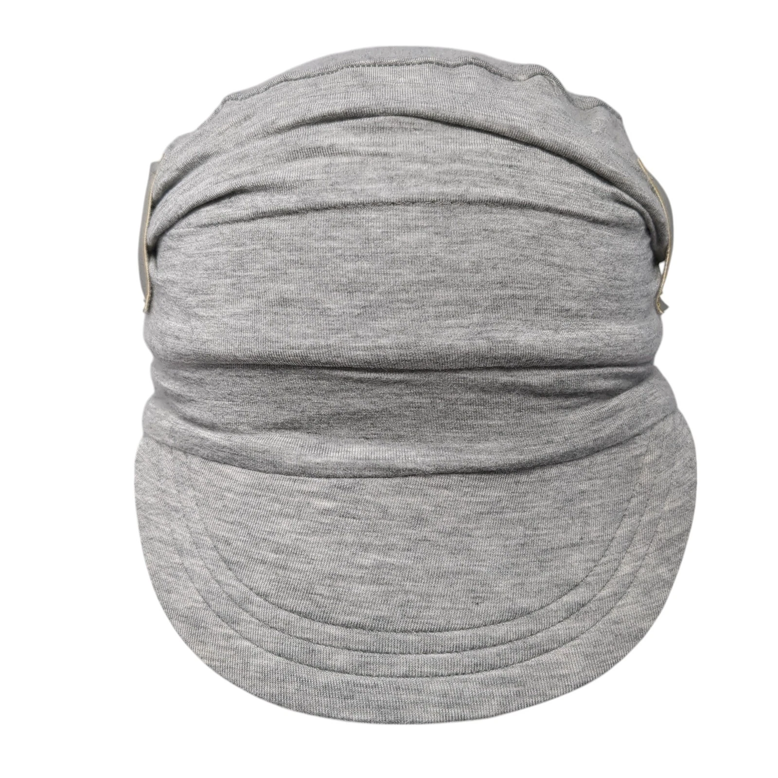 Focus Care Cadet Army Cap Gray One Size Stretchable Lightweight Blank