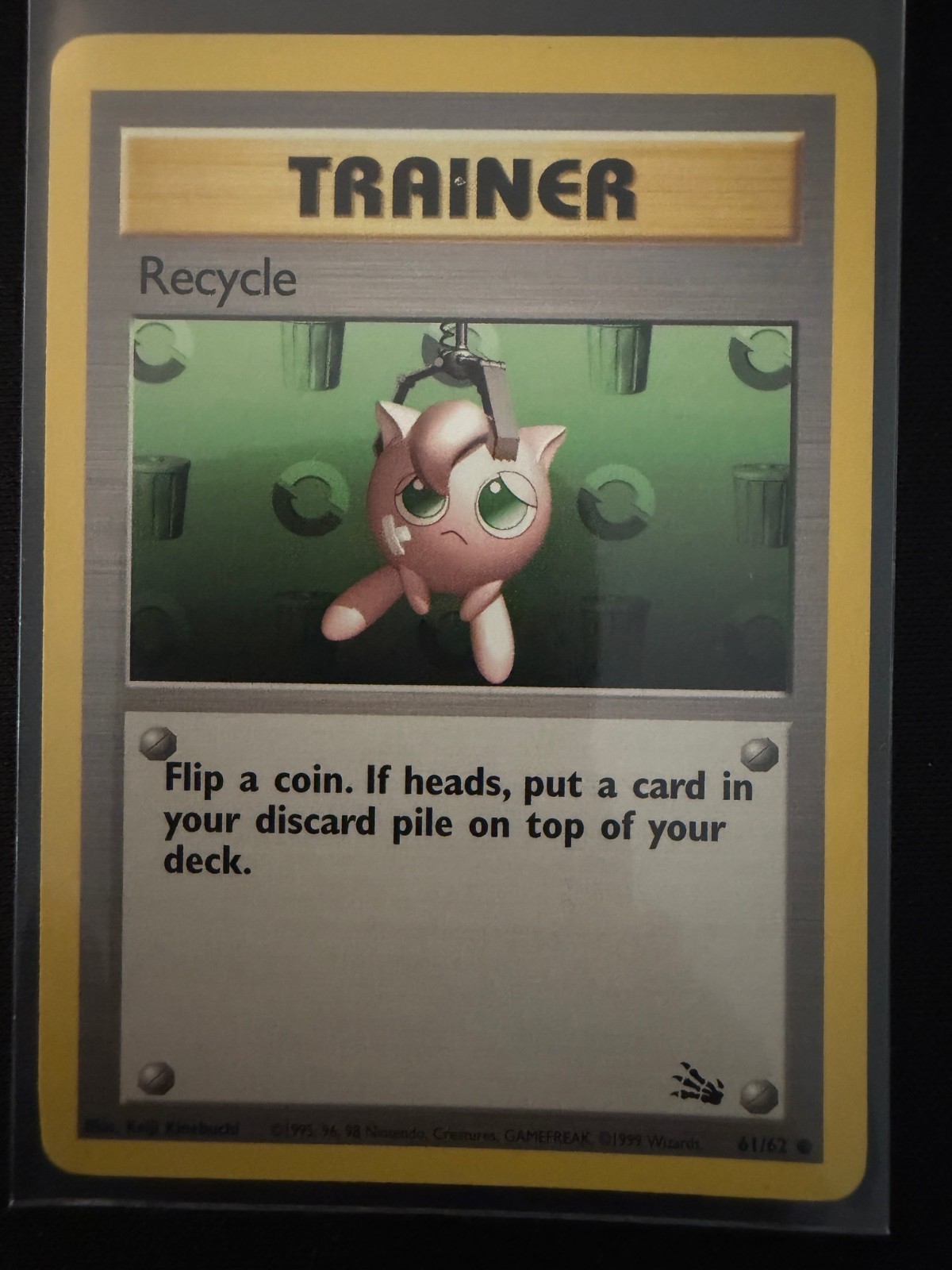 Recycle 61/62 Fossil Set - Common Pokemon Card