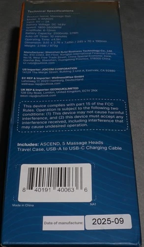 Renpho Ascend Massage Gun - Thumbnail 4
