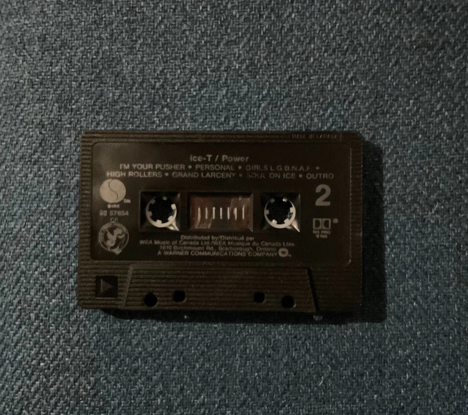 Ice T- Power Cassette Tape - Image 3 of 3