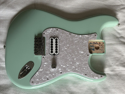 Fender Tom DeLonge Loaded Signature Surf Green Stratocaster/Strat Guitar Body