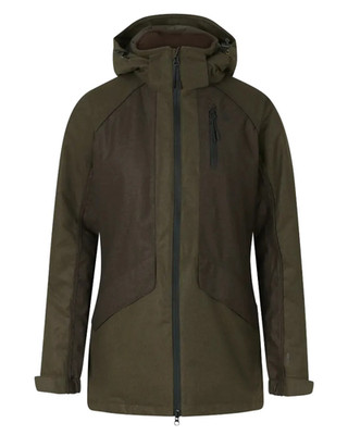 Seeland Avail Aya Insulated Jacket Size UK 10 (EU 38) Pine Green/Demitasse Brown